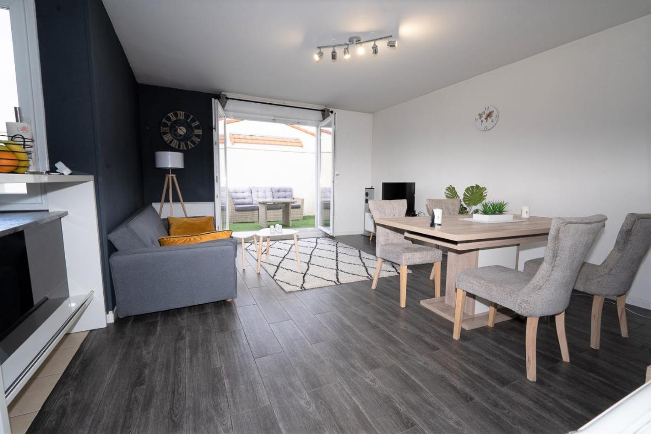 T3-Rare-2 Chambres-Parking Gratuit-2 Terrasses-Netflix-Proche Paris-La Defense Argenteuil Εξωτερικό φωτογραφία
